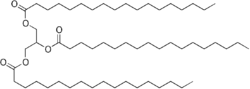 Strukturformel von Tristearin