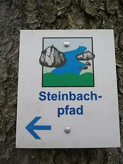 Wegzeichen des Rundwanderweges