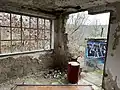Blick aus der Unterkunft heraus