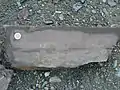 Bänderschiefer Werkstück