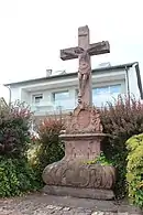 Wegkreuz in der Ortsmitte Steineggs, entstanden 1778