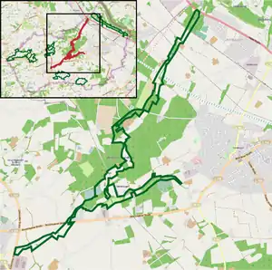 Übersichtskarte des Naturschutzgebiets