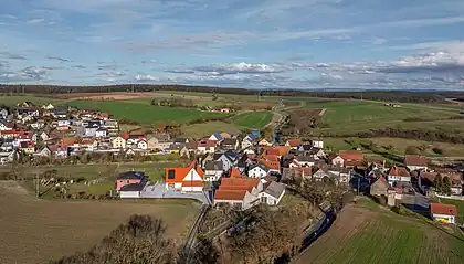 Blick auf Steinsdorf