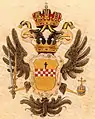Markgräfliches Wappen im Reichsadler