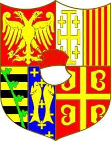 Wappen von Wilhelm&nbsp;XI. als Markgraf von Montferrat (1494–1518)