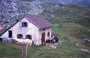 Sterzinger Hütte im August 1995