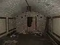 Etwa über dieser Mauer steht bis heute noch ein Stück der Hinterlandmauer