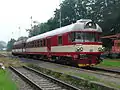 Steuerwagen der Reihe 854 in Česká Kamenice