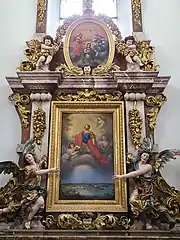 Rechter Querhaus-Seitenaltar (Retabel)