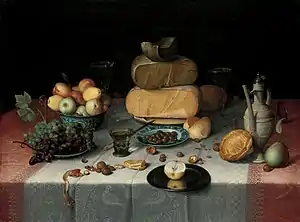 Floris van DyckStillleben mit Käse, Früchten u. a., ca. 1615, Rijksmuseum, Amsterdam