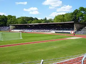 Stimbergstadion Haupttribüne