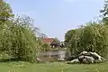 Der Löschwasserteich, früher Sandkuhle in Stinstedt