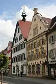 Dreistaffelgiebel in Stockach, Nähe Bodensee