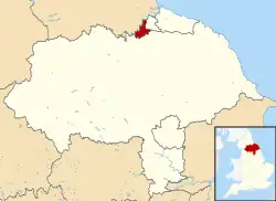 Der Teil des Borough of Stockton-on-Tees in North Yorkshire