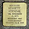 Stolperstein für Henriette Rosenthal