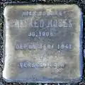 Stolperstein für Alfred Moses (Friedrichstraße 40)