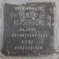 Stolperstein für Henny Hirschberg (Pantaleonstraße 18)