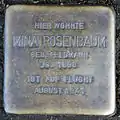 Stolperstein für Mina Rosenbaum (Alexianerstraße 23)