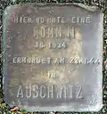 Stolperstein für eine Rommni (Thieboldsgasse 88)