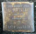 Stolperstein für eine Sinteza (Alte Mauer am Bach 36)