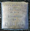 Stolperstein für eine Sinteza (Bobstraße 4/6)