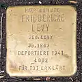 Stolperstein für Friedericke Levy (Luxemburger Straße 37)