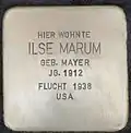 Stolperstein für Ilse Marum (Neumarkt 41)