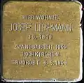 Stolperstein für Josef Lippmann (Brabanter Straße 18)