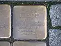 der Stolperstein für Julius Bier