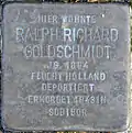Stolperstein für Ralph Richard Goldschmidt (Ahrweilerstraße 8)