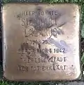 Stolperstein für Sieghart Lazarus (Graf-Geßler-Straße 12)