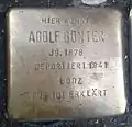 Stolperstein für Adolf Günter (Hansaring 109)