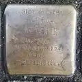 Stolperstein für Berta Metzger (Hansaring 109)