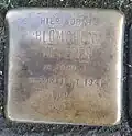 Stolperstein für Blümchen Metzger (Hansaring 109)