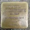 Stolperstein für Jakobine Oster (Weißenburgstraße 05)