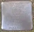 Stolperstein für Bernhard Barmé (Werderstraße 5)