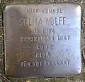 Stolperstein für Selma Wolff (Werderstraße 5)
