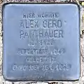 Stolperstein für Alex Gerd&nbsp;Panthauer