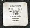 Stolperstein für Peter&nbsp;Paul&nbsp;Wolfram