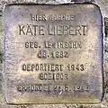 Stolperstein für Käte&nbsp;Liebert