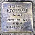 Stolperstein für Max&nbsp;Liebert
