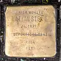 Stolperstein für Nathan Stern (Luxemburger Straße 37)