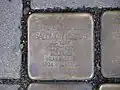 der Stolperstein für Salomon Kraus