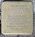 Stolperstein Willy Matthes