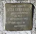 Stolperstein für Rosa&nbsp;Grunwald