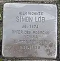 Stolperstein Simon Löb