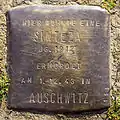 Stolperstein für eine Sinteza (Kämmergasse 14)