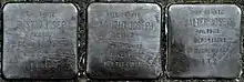 Stolperstein für die Familie Joseph