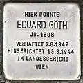 Stolperstein in der Hinterbrühl