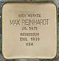 Stolperstein in Salzburg vor dem Haus für Mozart